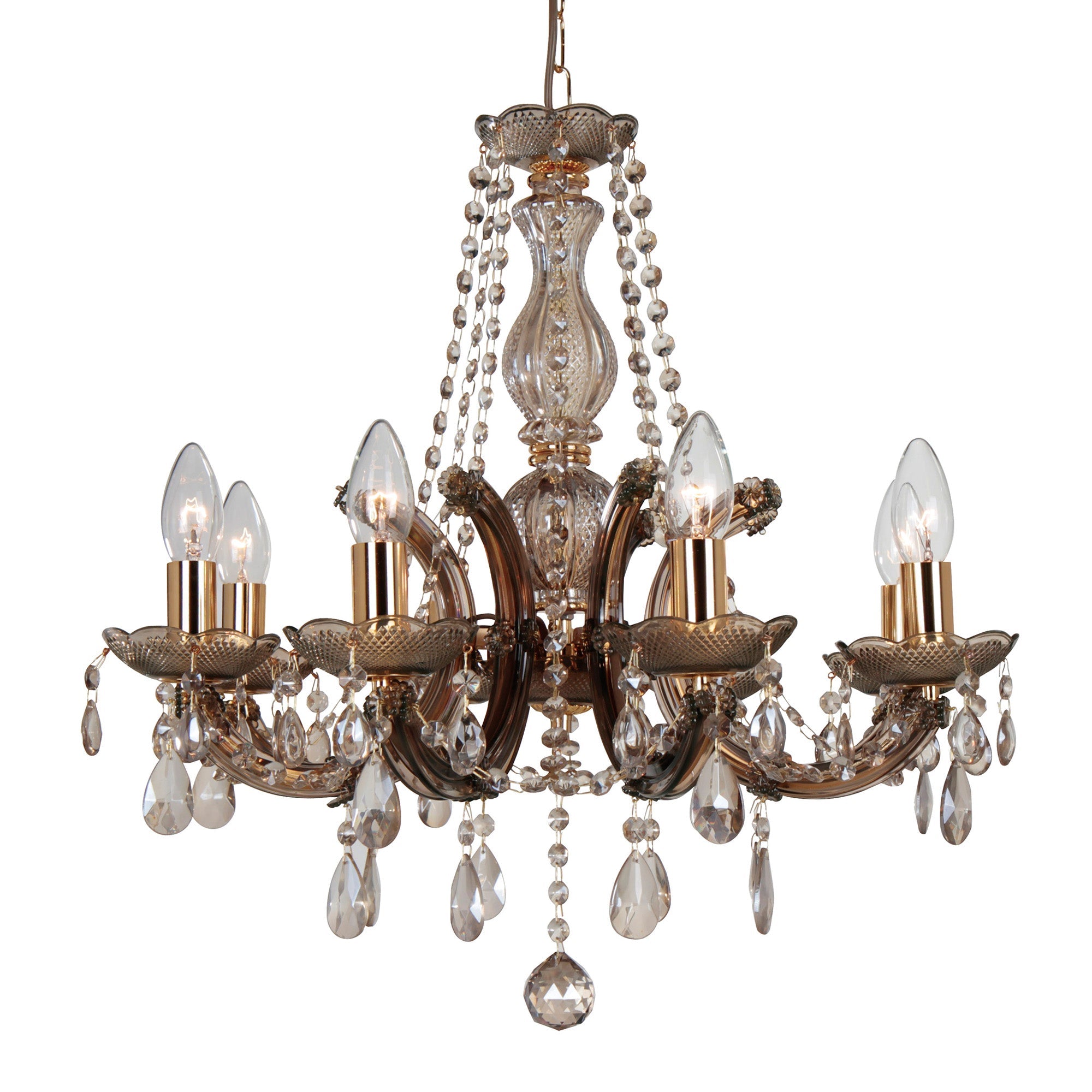 Deco - Gabrielle Chandelier With Acylic Sconce - Luminosity Designs Ltd