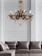 Deco - Gabrielle Chandelier With Acylic Sconce - Luminosity Designs Ltd