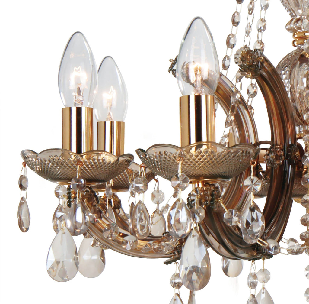 Deco - Gabrielle Chandelier With Acylic Sconce - Luminosity Designs Ltd