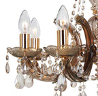 Deco - Gabrielle Chandelier With Acylic Sconce - Luminosity Designs Ltd