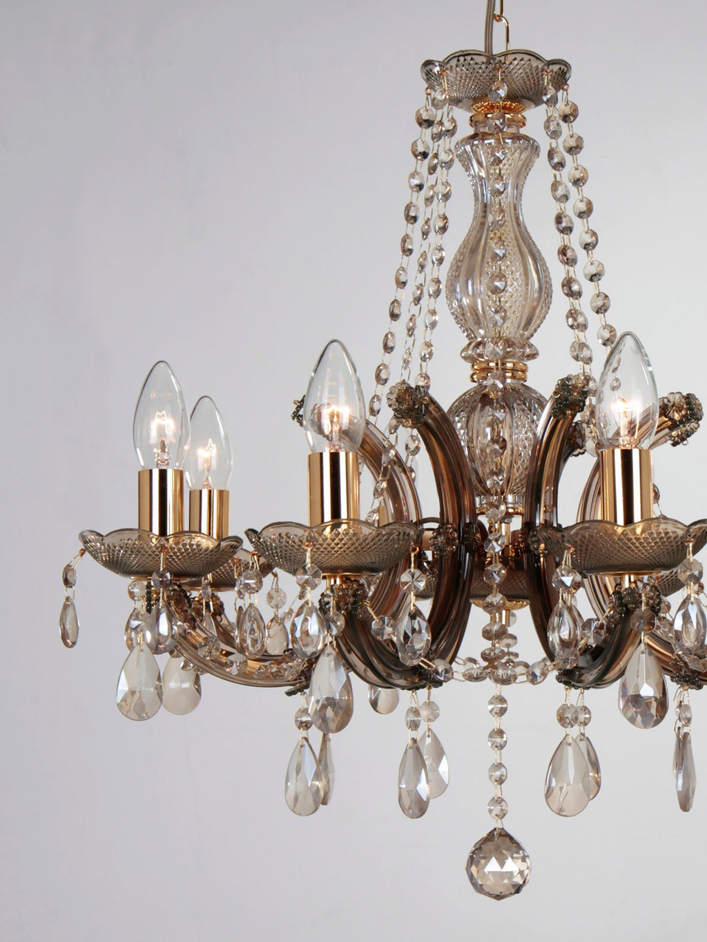 Deco - Gabrielle Chandelier With Acylic Sconce - Luminosity Designs Ltd