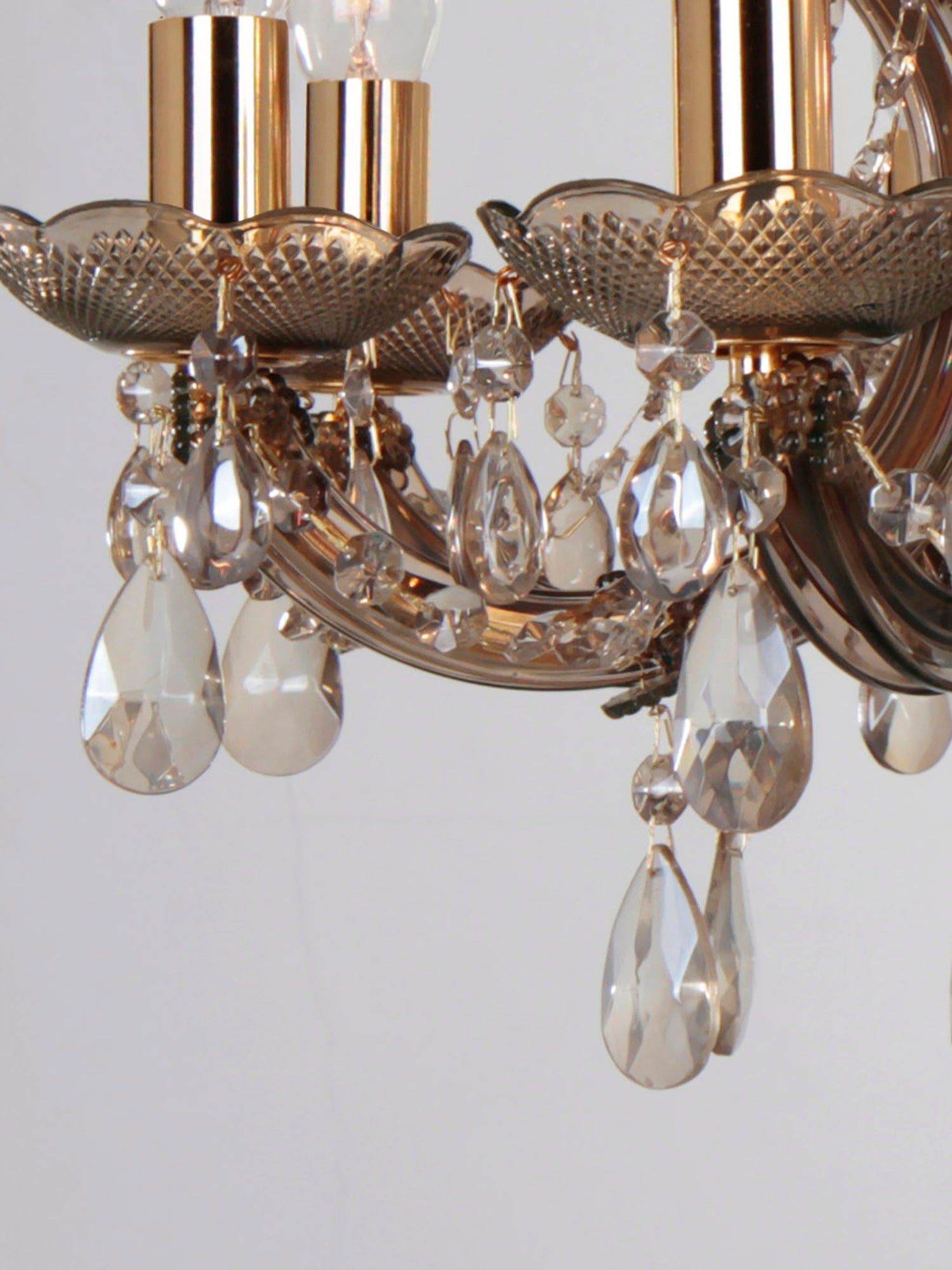 Deco - Gabrielle Chandelier With Acylic Sconce - Luminosity Designs Ltd