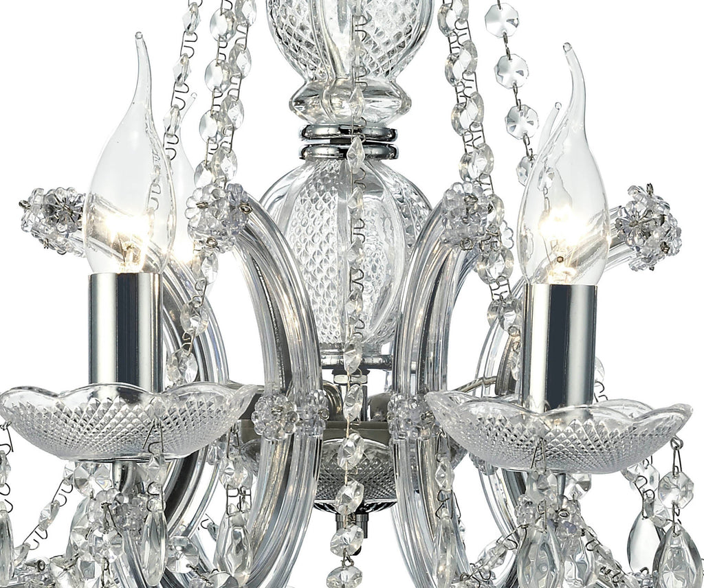 Deco - Gabrielle Chandelier With Acylic Sconce - Luminosity Designs Ltd