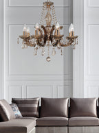 Deco - Gabrielle Chandelier With Acylic Sconce - Luminosity Designs Ltd