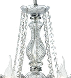Deco - Gabrielle Chandelier With Glass Sconce - Luminosity Designs Ltd