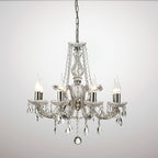 Deco - Gabrielle Chandelier With Glass Sconce - Luminosity Designs Ltd
