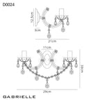 Deco - Gabrielle Wall Lamp - Luminosity Designs Ltd