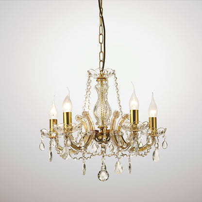 Gabrielle Chandelier With Glass Sconce