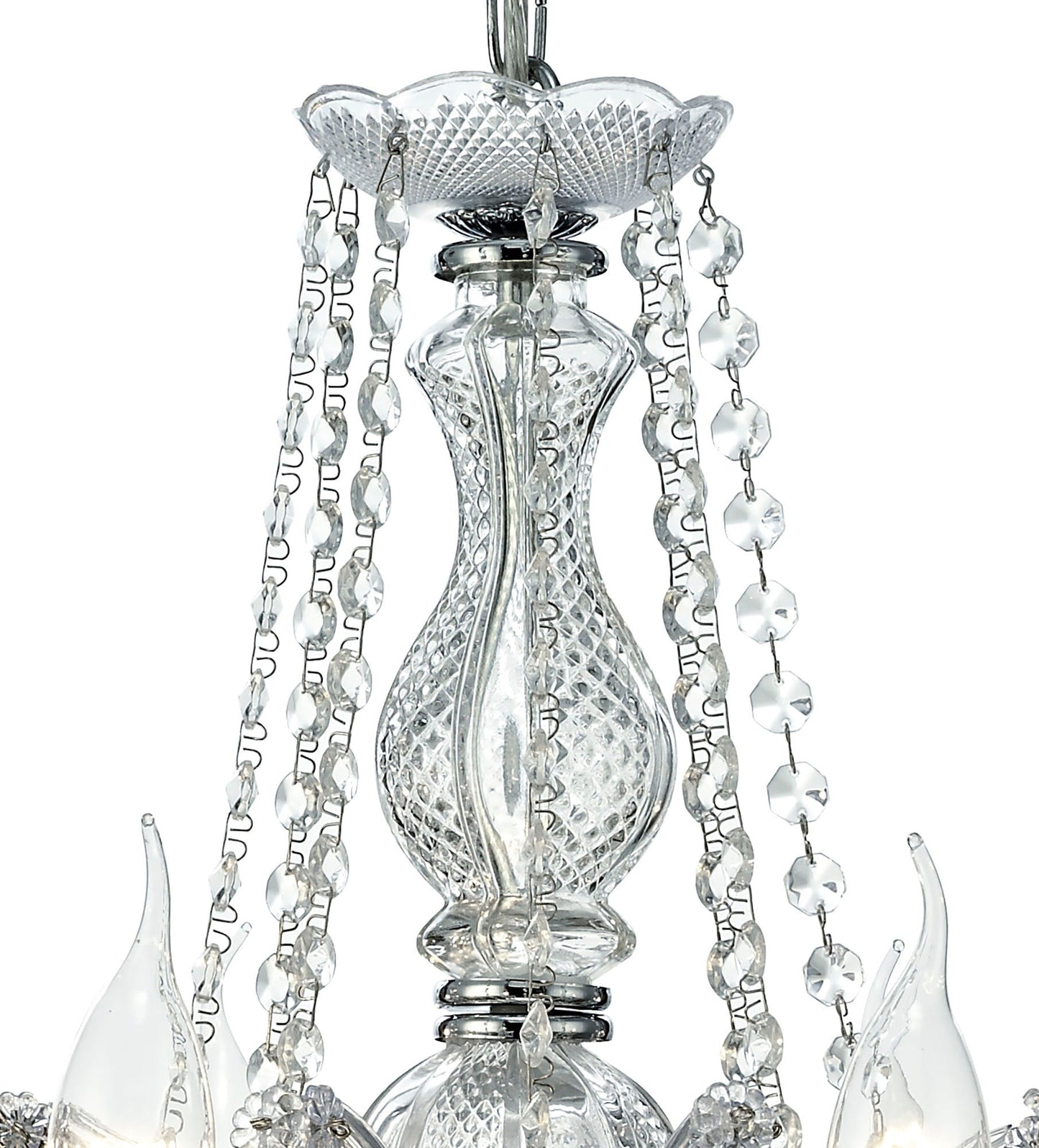 Gabrielle Chandelier With Acylic Sconce