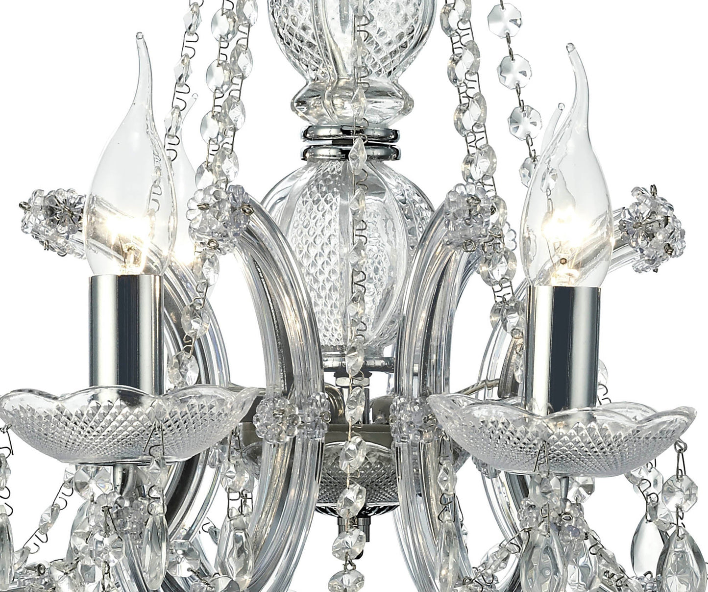 Gabrielle Chandelier With Acylic Sconce