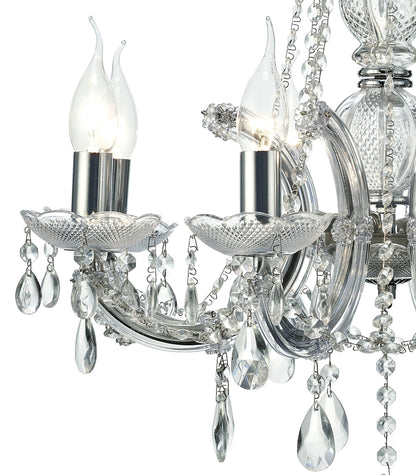 Gabrielle Chandelier With Acylic Sconce