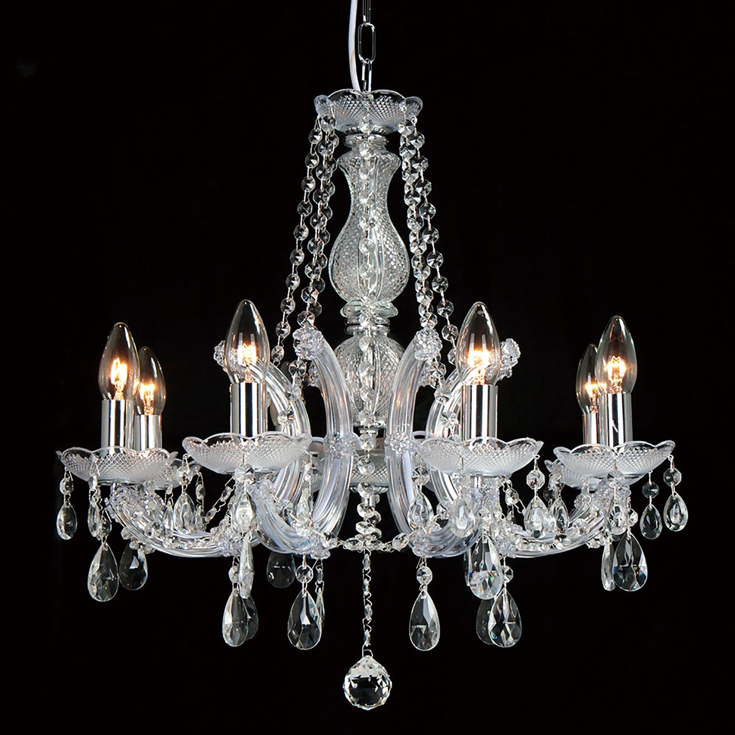 Gabrielle Chandelier With Acylic Sconce