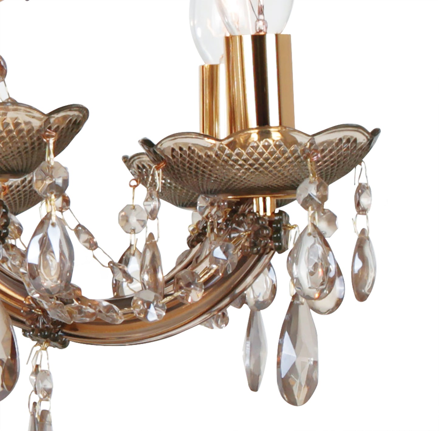 Gabrielle Chandelier With Acylic Sconce