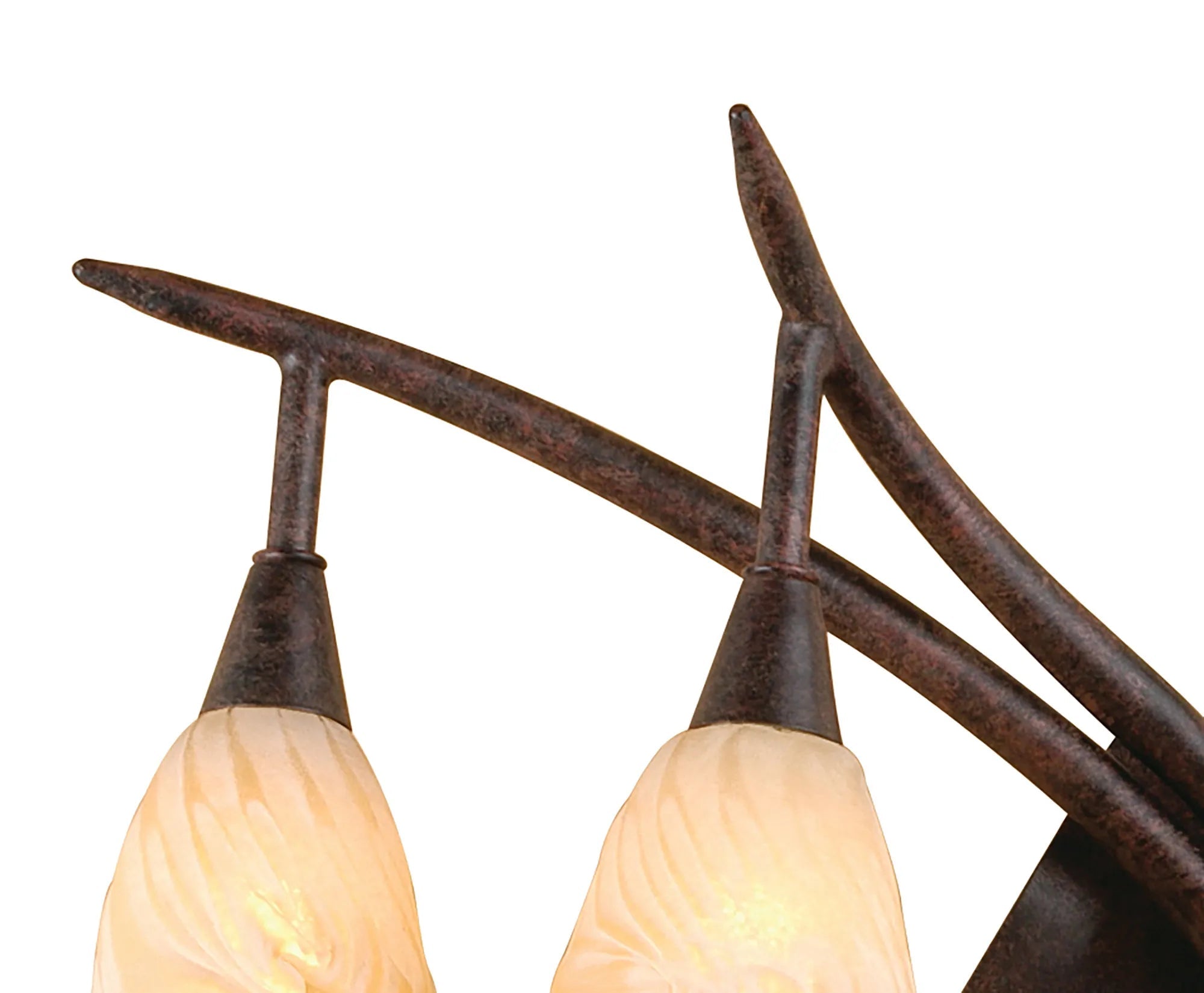 Mantra - Gaudi Wall Lamp Left Switched 2 Light G9, Brown/Black Oxide (Mantra M3205/S/L) - Luminosity Designs Ltd