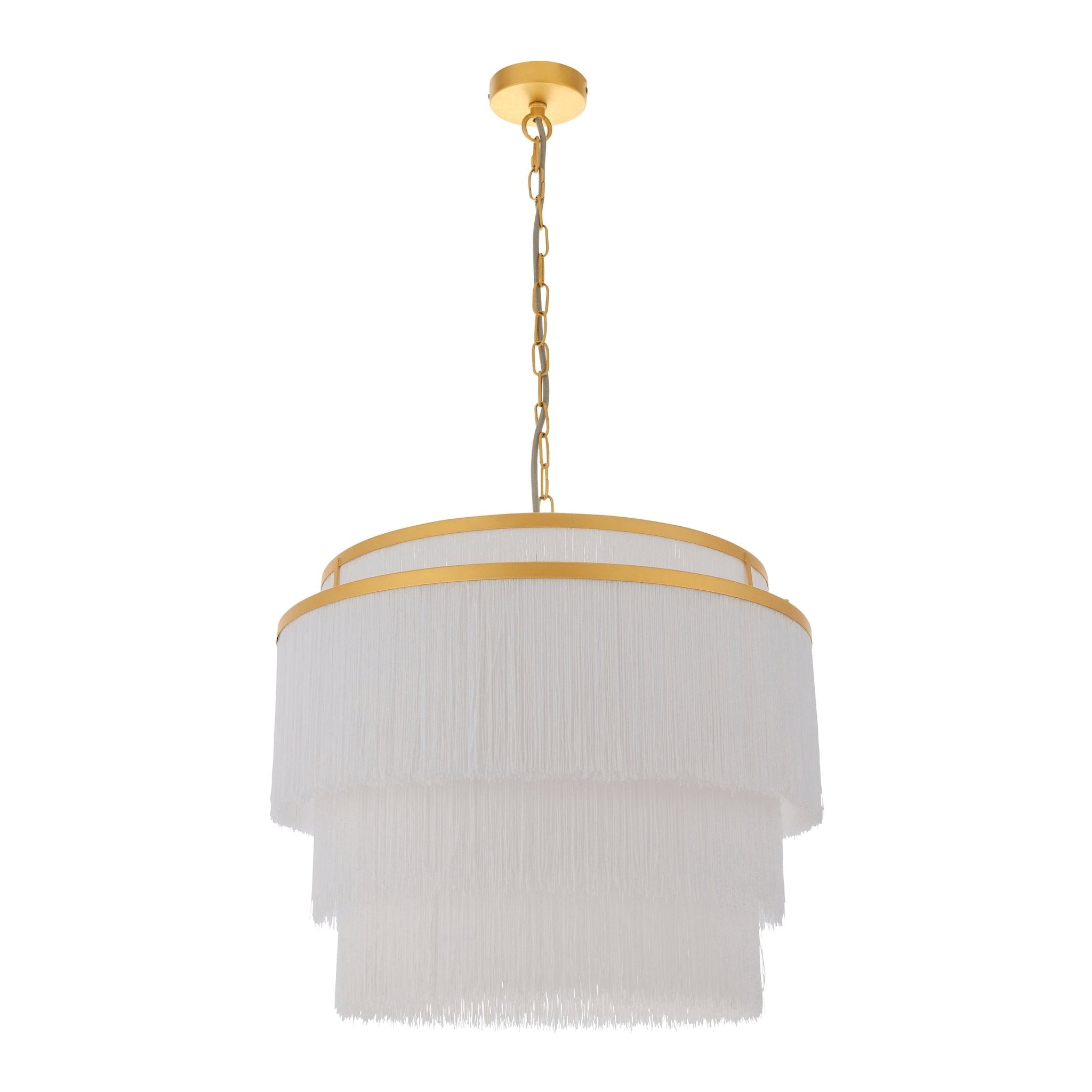 Luminosity Designs - Gigi Large Fringed Pendant - Luminosity Designs Ltd