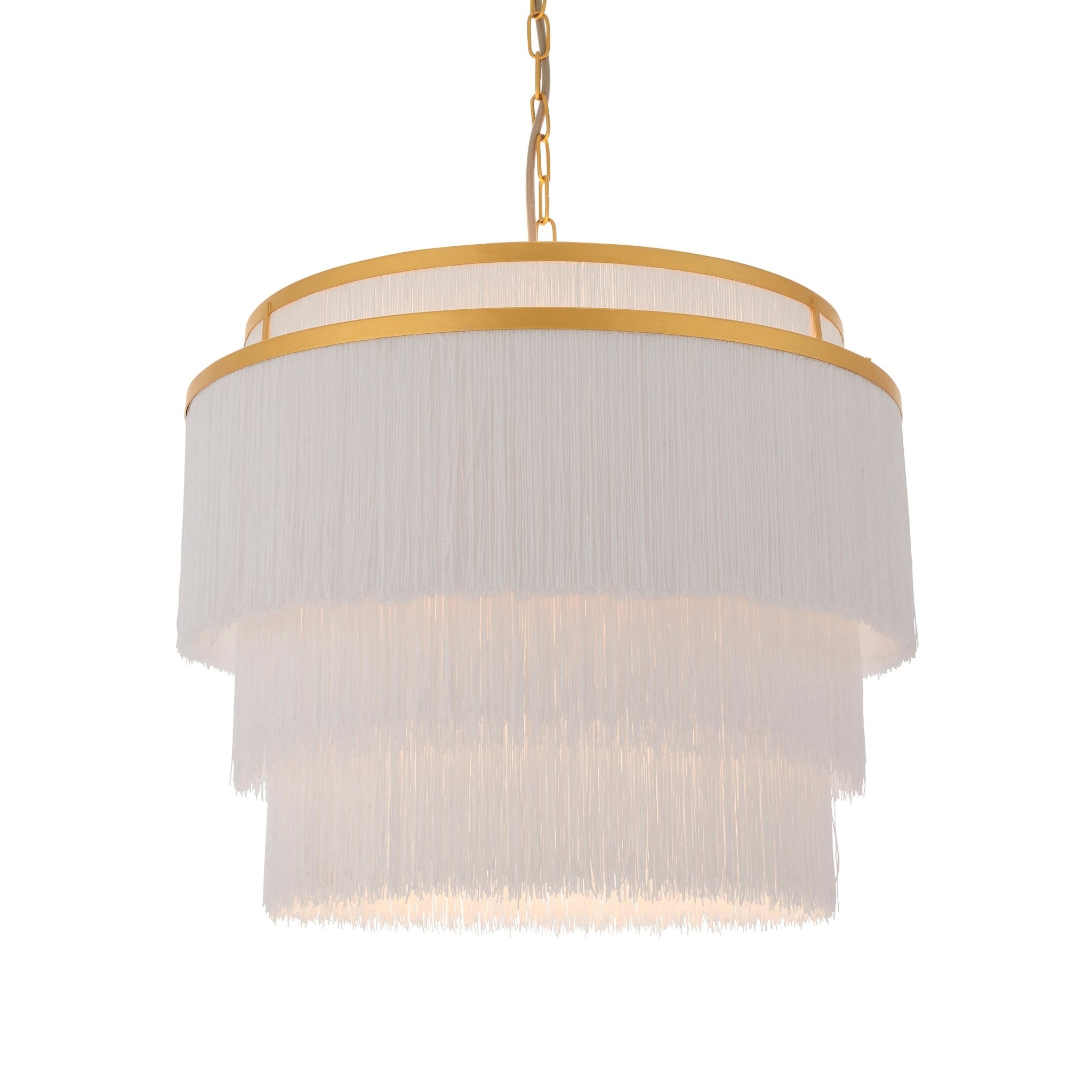 Luminosity Designs - Gigi Large Fringed Pendant - Luminosity Designs Ltd