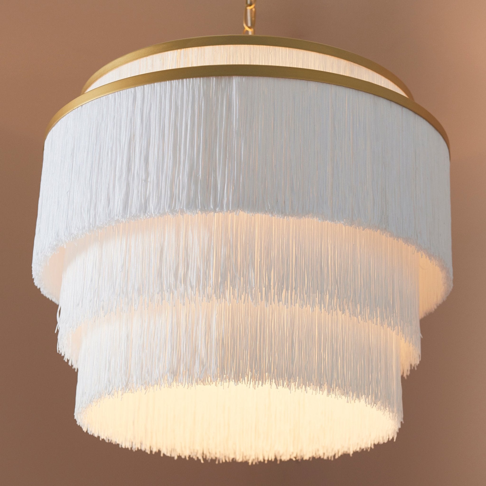 Luminosity Designs - Gigi Large Fringed Pendant - Luminosity Designs Ltd