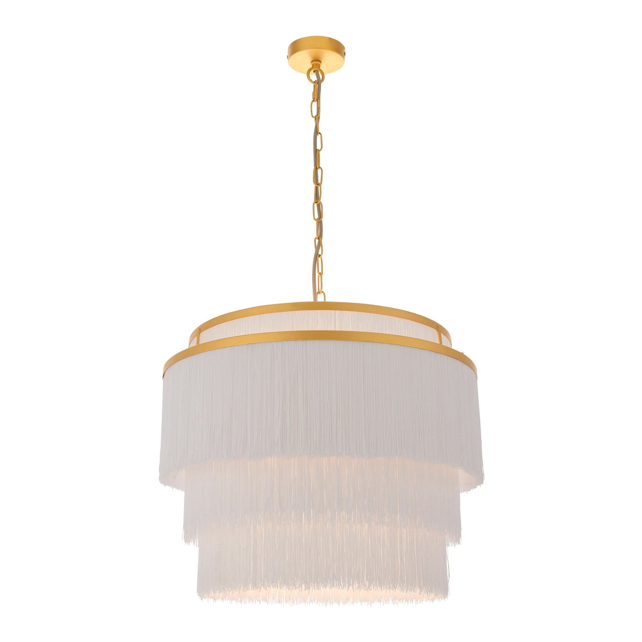 Luminosity Designs - Gigi Large Fringed Pendant - Luminosity Designs Ltd