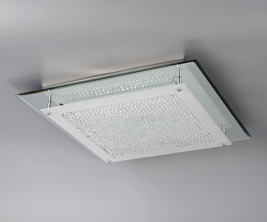 Deco - Gina Large Flush Ceiling Light - Luminosity Designs Ltd