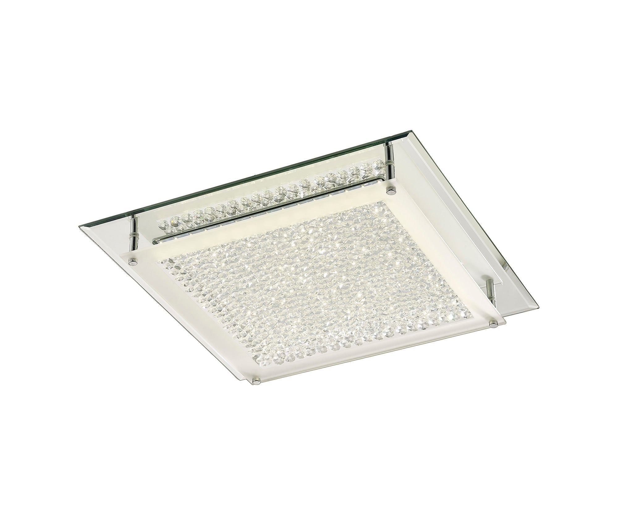 Deco - Gina Medium Flush Ceiling Light - Luminosity Designs Ltd