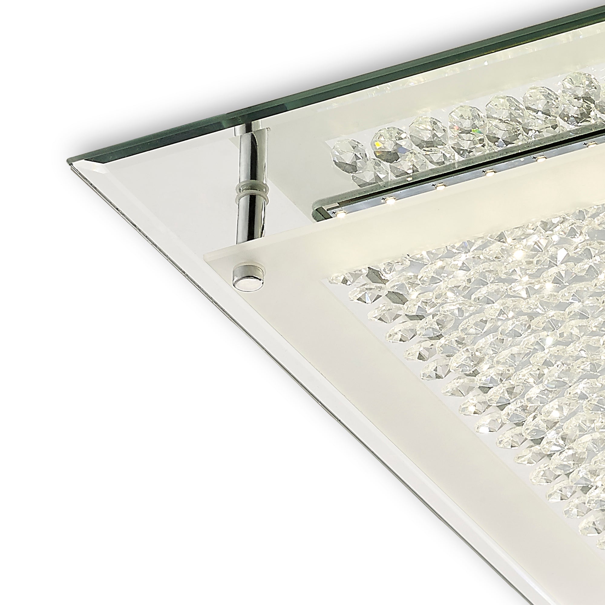 Deco - Gina Medium Flush Ceiling Light - Luminosity Designs Ltd