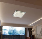 Deco - Gina Medium Flush Ceiling Light - Luminosity Designs Ltd