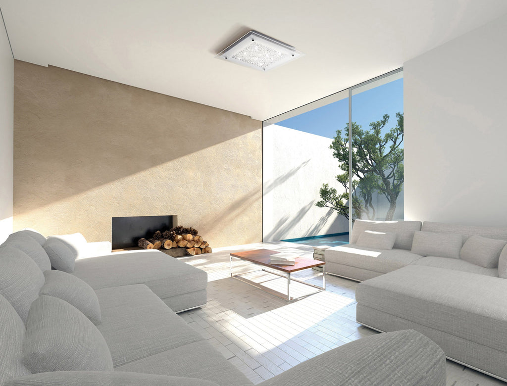 Deco - Gina Small Flush Ceiling Light - Luminosity Designs Ltd