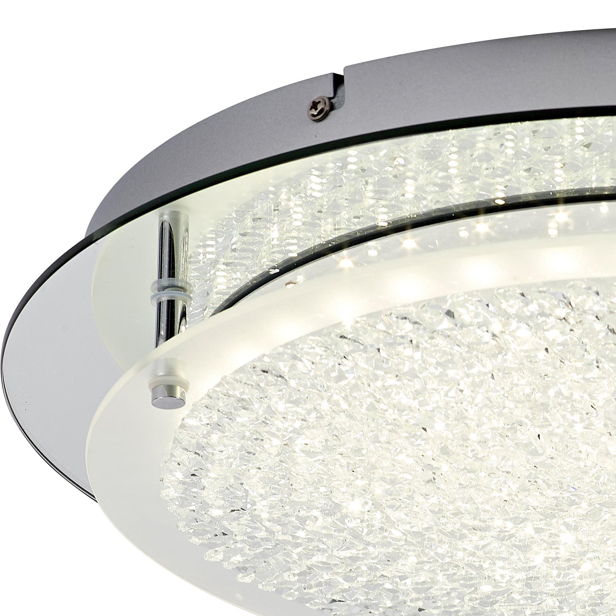 Deco - Gino Medium Flush Ceiling Light - Luminosity Designs Ltd