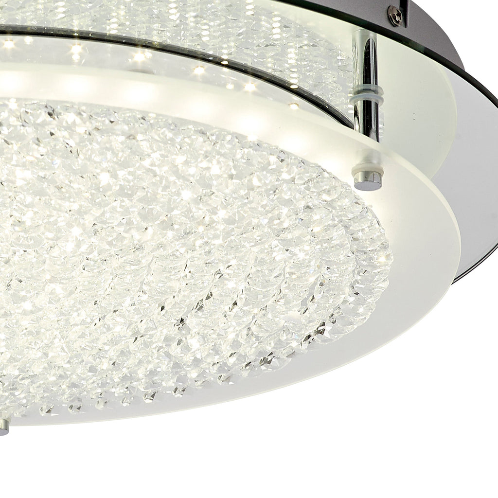 Deco - Gino Medium Flush Ceiling Light - Luminosity Designs Ltd