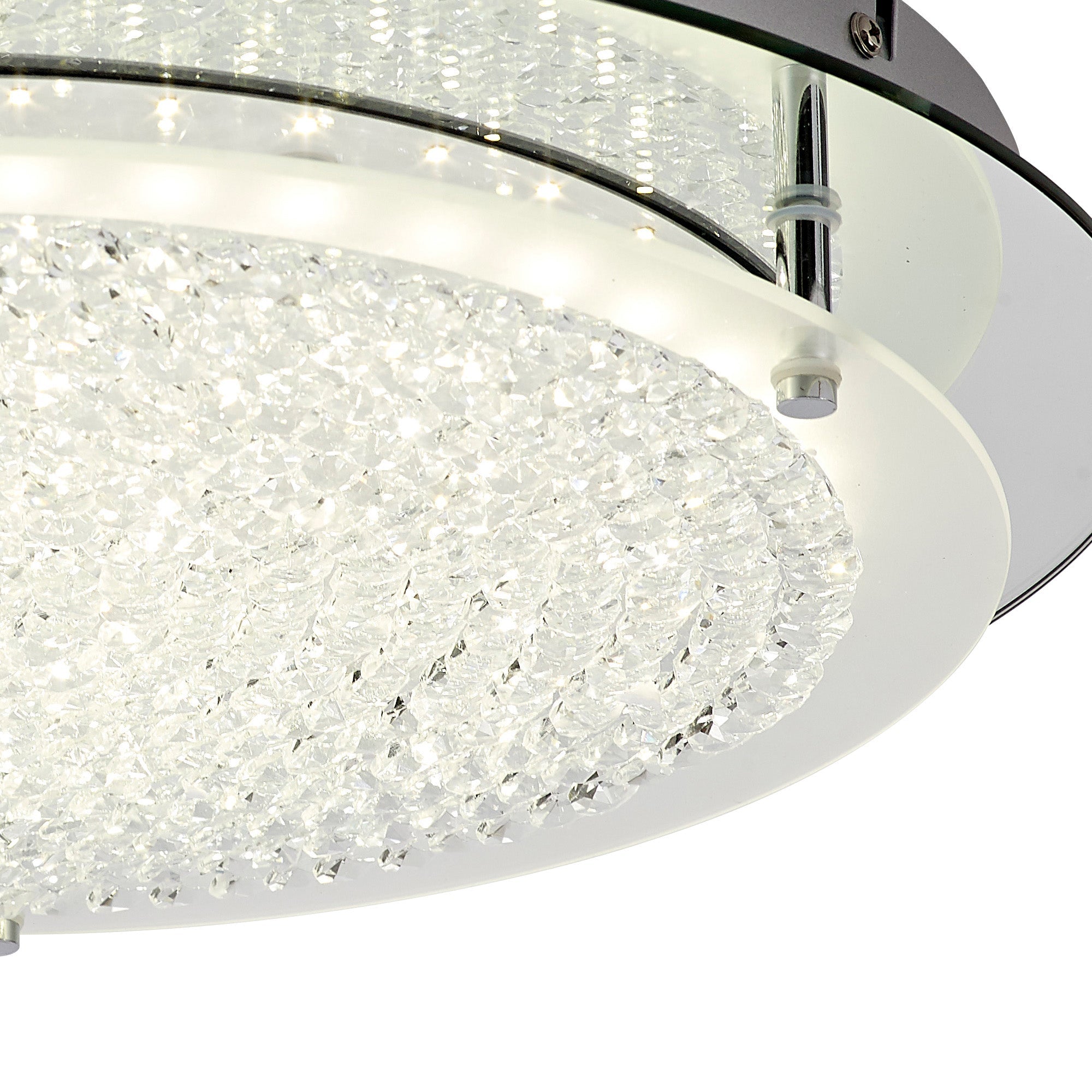 Deco - Gino Medium Flush Ceiling Light - Luminosity Designs Ltd
