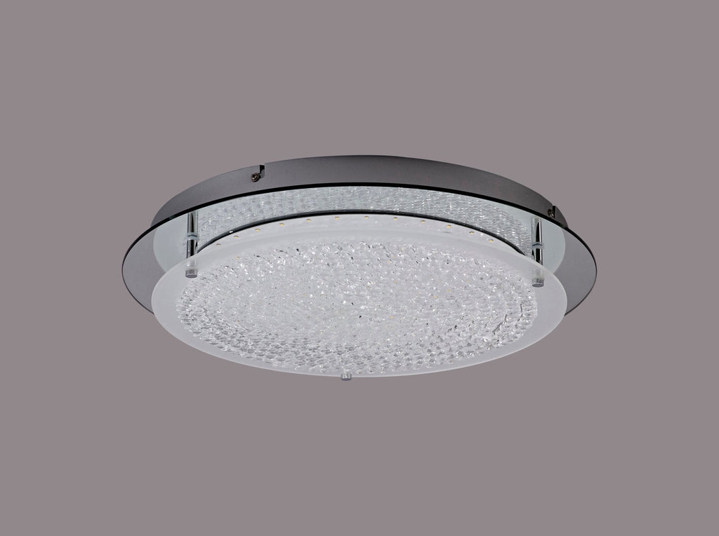 Deco - Gino Medium Flush Ceiling Light - Luminosity Designs Ltd