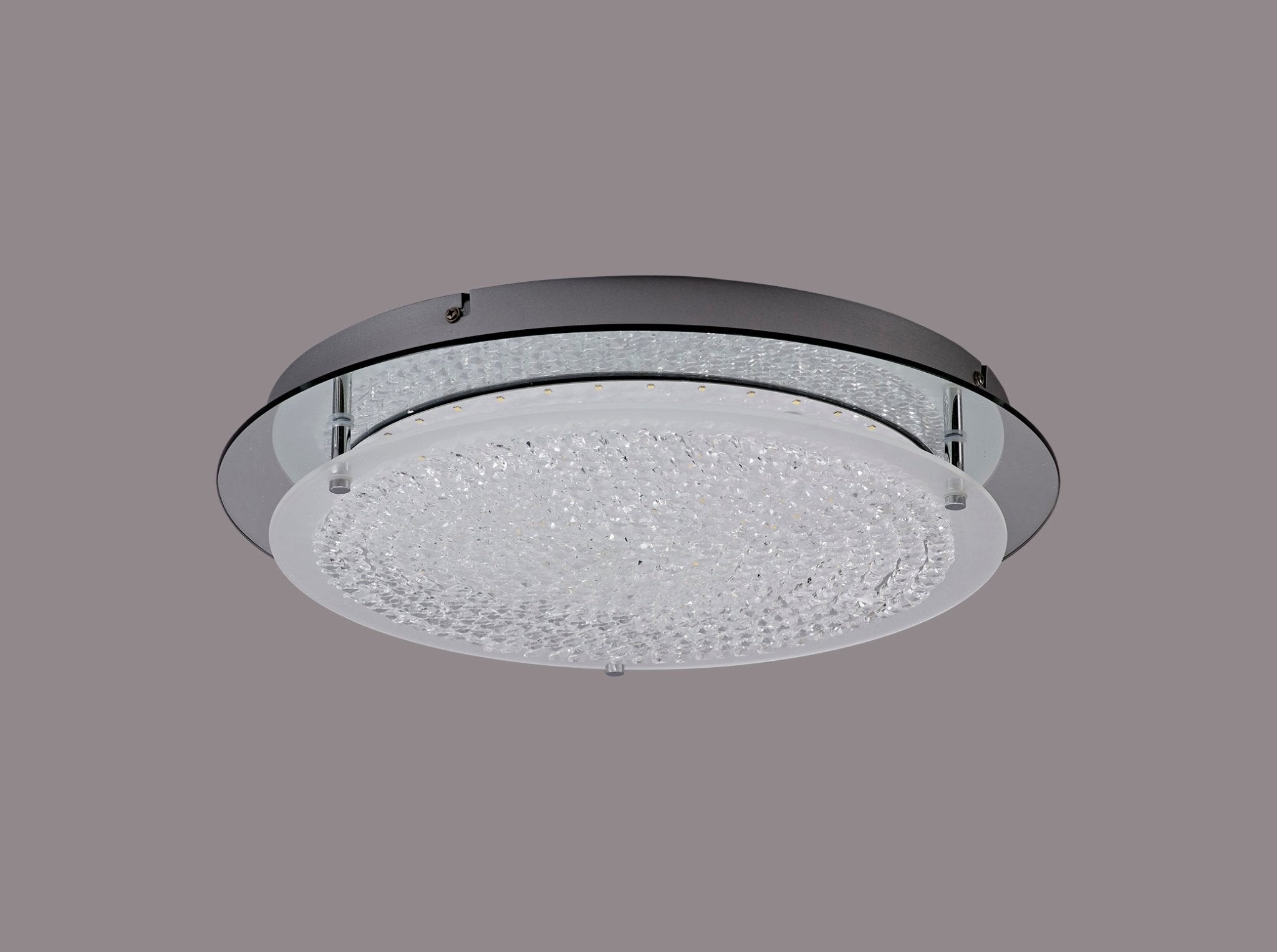 Deco - Gino Medium Flush Ceiling Light - Luminosity Designs Ltd