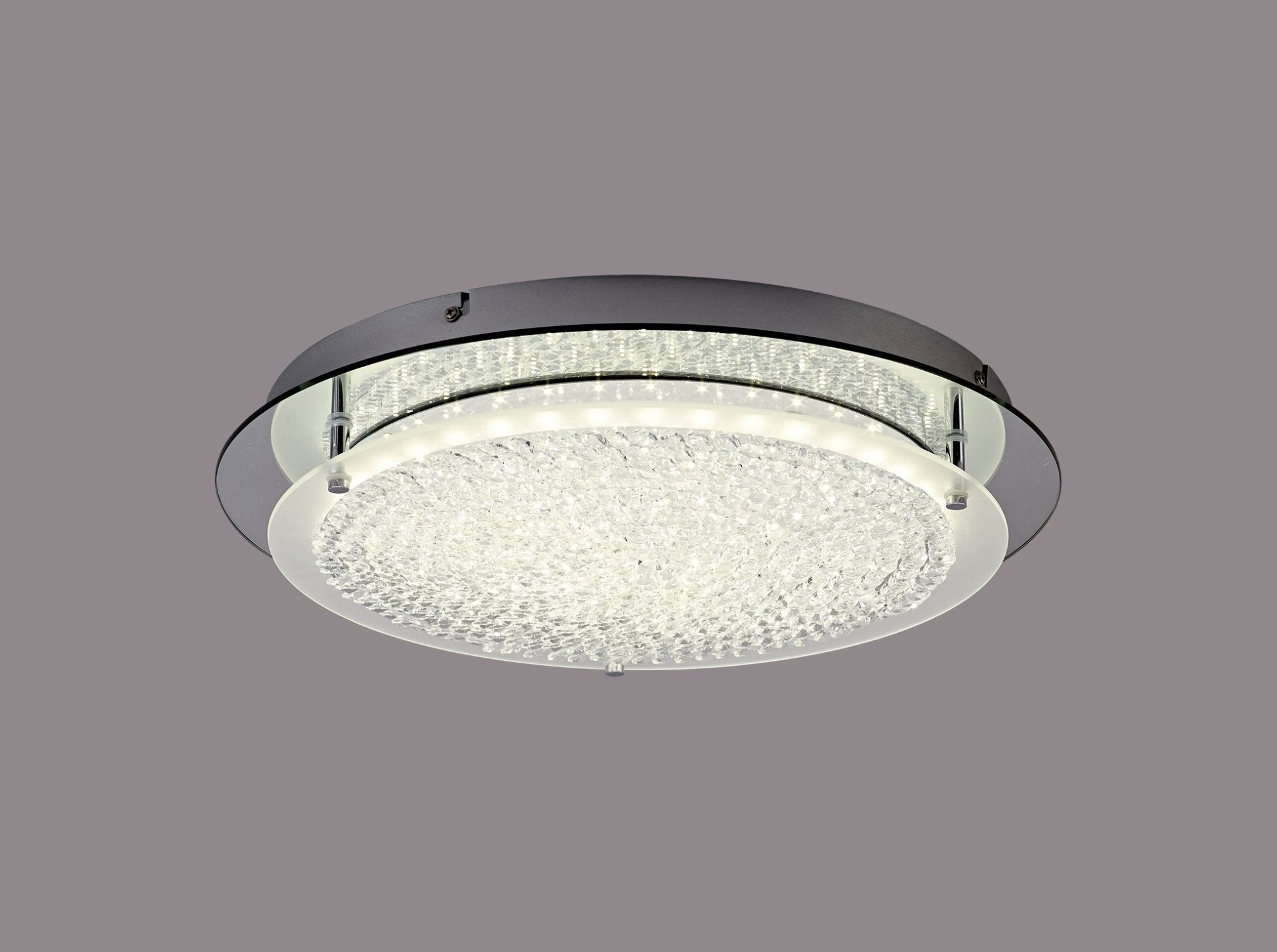 Deco - Gino Medium Flush Ceiling Light - Luminosity Designs Ltd