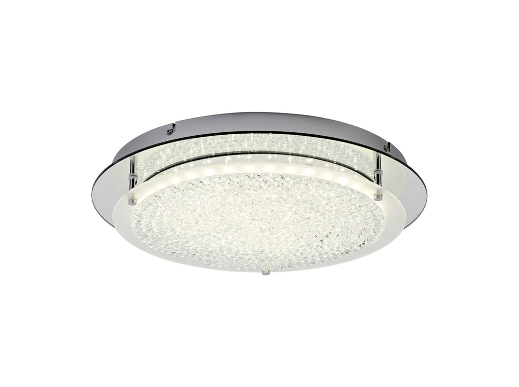 Deco - Gino Medium Flush Ceiling Light - Luminosity Designs Ltd