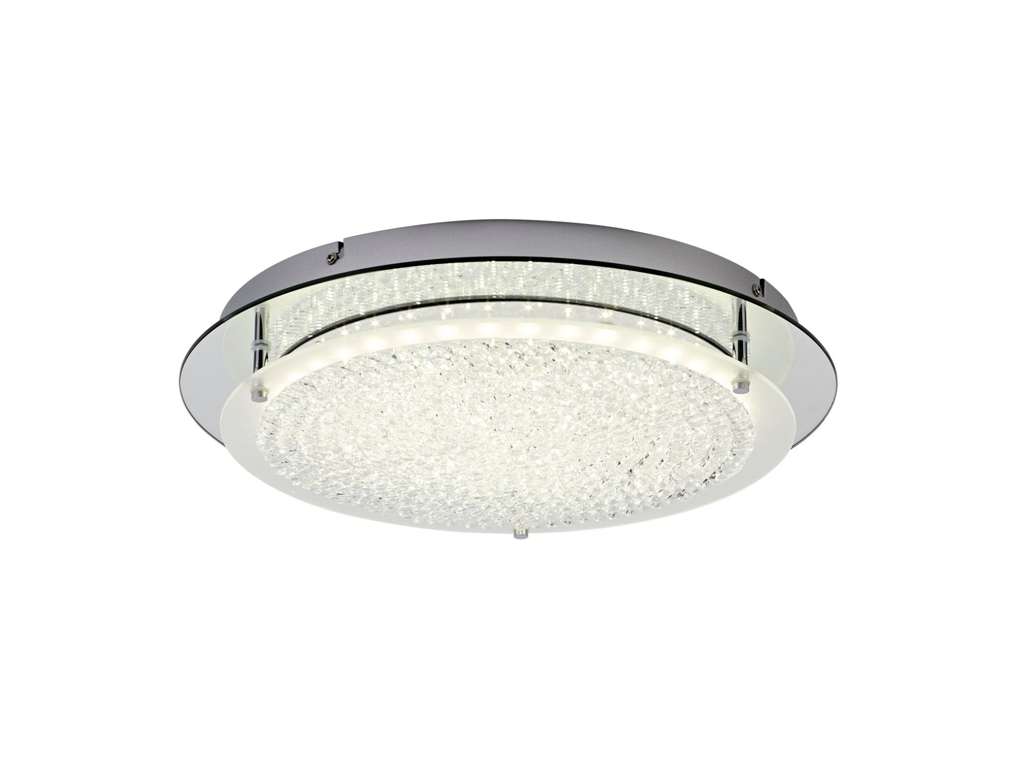 Deco - Gino Medium Flush Ceiling Light - Luminosity Designs Ltd