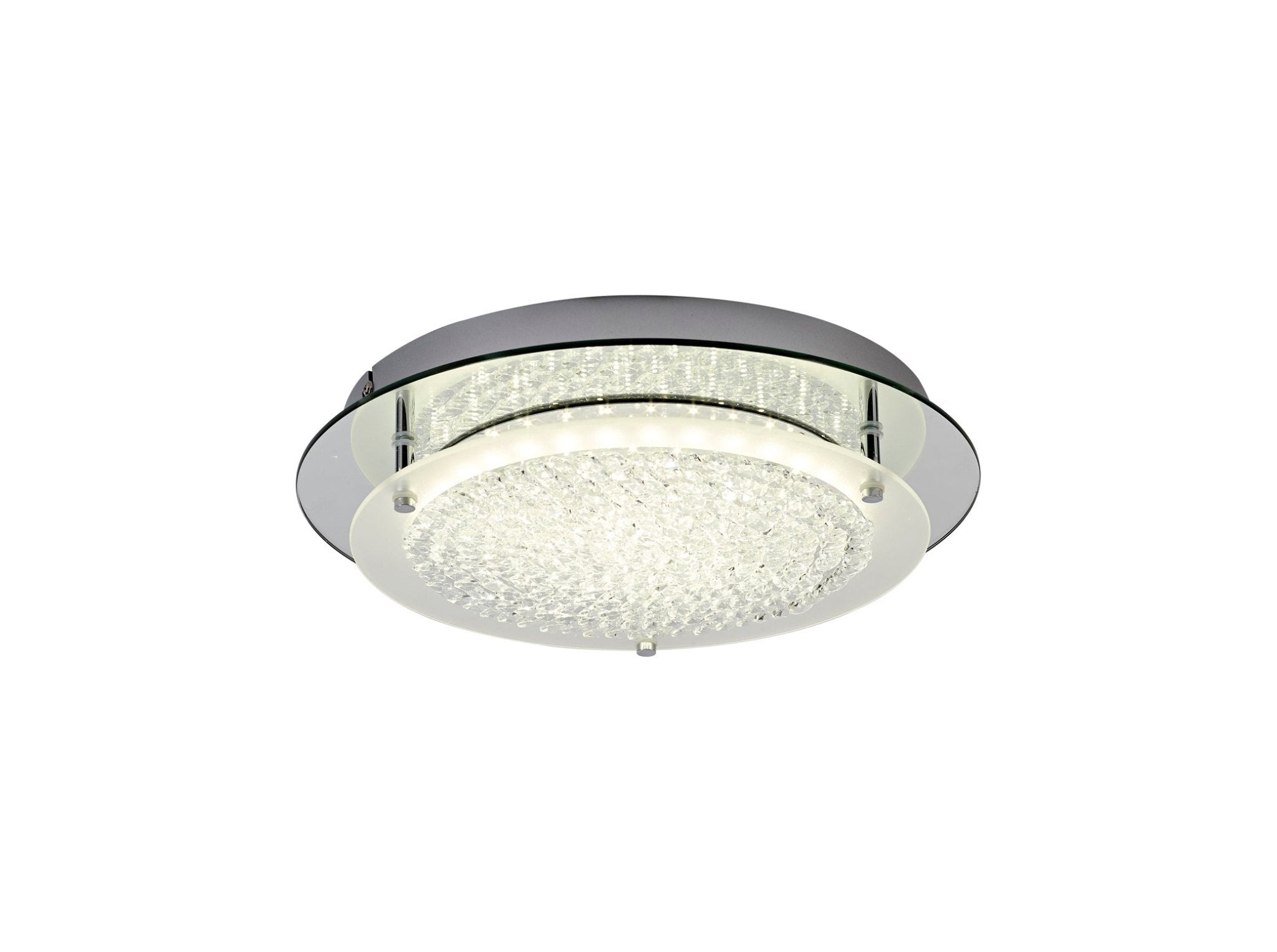 Deco - Gino Small Flush Ceiling Light - Luminosity Designs Ltd