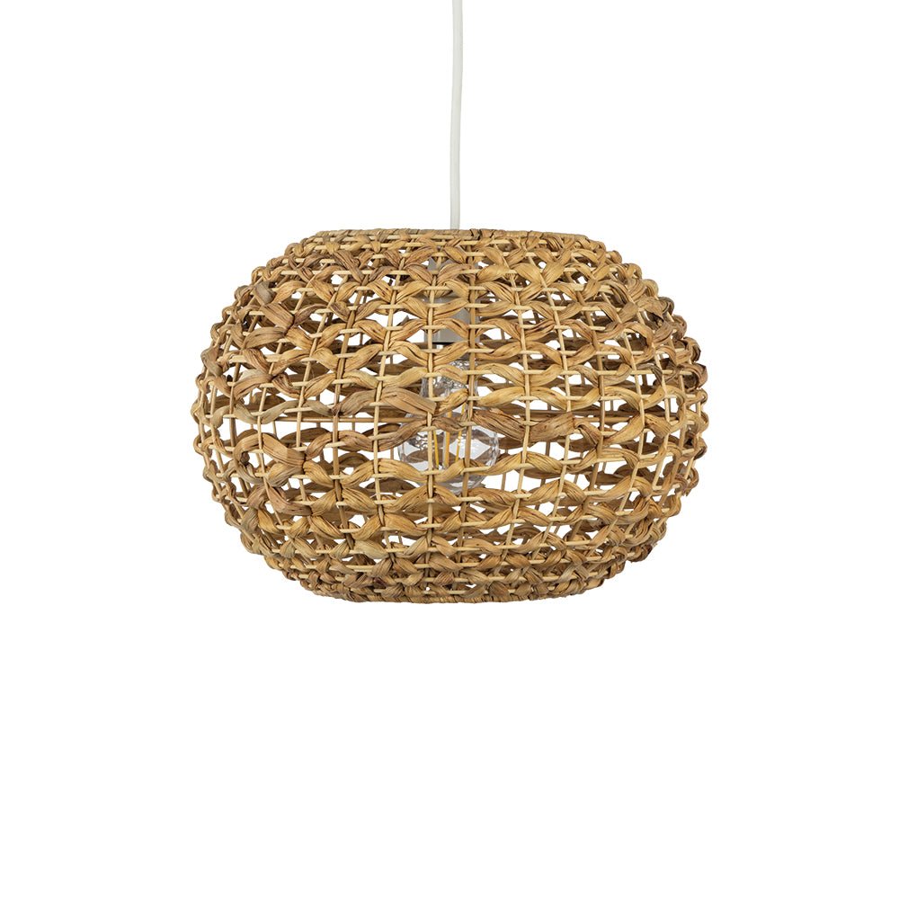 Oaks Lighting - Giverny Small Eco Friendly Waterlily Grass Pendant Shade - Luminosity Designs Ltd