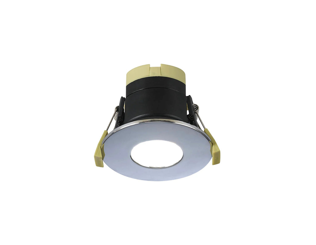 Luminosity Designs Ltd - Giza Downlight COMPLETE WITH COLOURED BEZEL, 8W, Dimmable CCT LED Fire Rated, Cut Out: 70mm, 900lm, 60° Deg, IP65 DRIVER INC. - Luminosity Designs Ltd