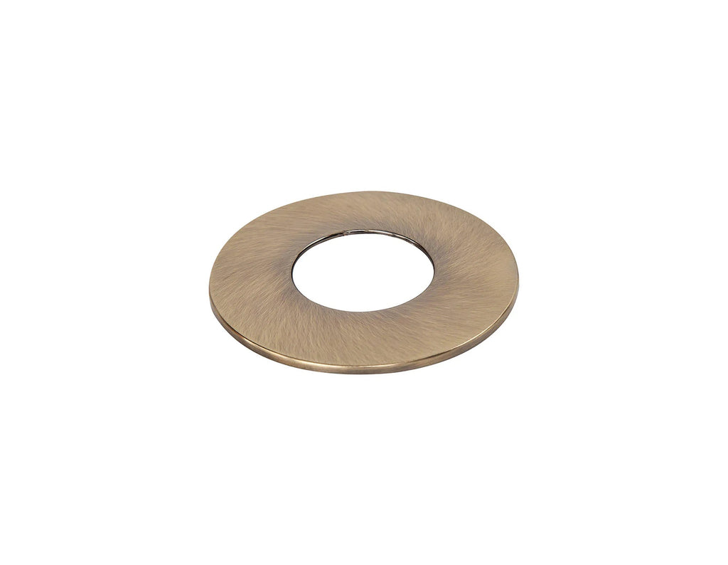 photo of an antique brass bezel for Giza downlight