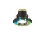 Luminosity Designs - Giza Sleek Designer Colour Selectable IP65 Downlight With Chamfered Cut Crystal Circular Bezel - Luminosity Designs Ltd