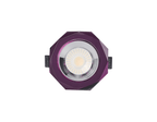 Luminosity Designs - Giza Sleek Designer Colour Selectable IP65 Downlight With Hexagonal Faceted Cut Crystal Circular Bezel - Luminosity Designs Ltd