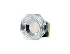 Luminosity Designs - Giza Sleek Designer Colour Selectable IP65 Downlight With Hexagonal Faceted Cut Crystal Circular Bezel - Luminosity Designs Ltd