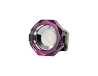Luminosity Designs - Giza Sleek Designer Colour Selectable IP65 Downlight With Hexagonal Faceted Cut Crystal Circular Bezel - Luminosity Designs Ltd