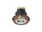 Luminosity Designs - Giza Sleek Designer Colour Selectable IP65 Downlight With Hexagonal Faceted Cut Crystal Circular Bezel - Luminosity Designs Ltd