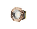 Luminosity Designs - Giza Sleek Designer Colour Selectable IP65 Downlight With Hexagonal Faceted Cut Crystal Circular Bezel - Luminosity Designs Ltd