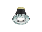 Luminosity Designs - Giza Sleek Designer Colour Selectable IP65 Downlight With Hexagonal Faceted Cut Crystal Circular Bezel - Luminosity Designs Ltd