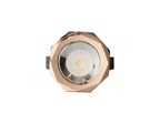 Luminosity Designs - Giza Sleek Designer Colour Selectable IP65 Downlight With Hexagonal Faceted Cut Crystal Circular Bezel - Luminosity Designs Ltd