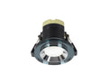 Luminosity Designs - Giza Sleek Designer Colour Selectable IP65 Downlight With Shallow Crystal Circular Bezel - Luminosity Designs Ltd