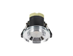 Luminosity Designs - Giza Sleek Designer Colour Selectable IP65 Downlight With Shallow Crystal Circular Bezel - Luminosity Designs Ltd