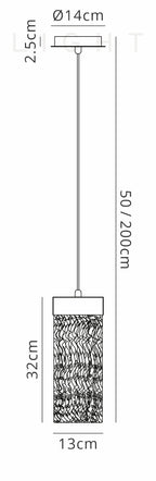 Luminosity Designs - Glam Contemporary Pendant - Luminosity Designs Ltd